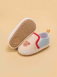 1 双时尚、舒适、可爱的软底幼儿鞋、步行鞋 - 粉色 - 查看 4