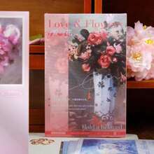 1 Box 30pcs Floral Themed Love & Flower Postcards, Romantic Greeting Cards For Gift, Festival, Confession - Multicolor - View 1
