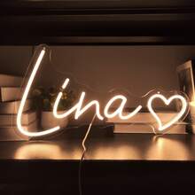 1pc Customizable LED Neon Sign - Adjustable Brightness, Personalized Message, USB Powered With Switch, Wall Hanging - Ideal Gift For Mother's Day, Father's Day, Wedding Anniversary, Bedroom, Party, Game Room, Bar Decor, Valentine's Day, Led Name Signs Personalized, Galentines Party Favors,Colorful,Kawaii,Minimal Chic,Cute,Custom,Personalized,Unique,Ideal Gifts For Him,Ideal Gifts For Her,Her,Boyfriend,Girlfriend,Family,Friends,Nightlight,Neon Lights,Home Goods,Room Decor,Holiday Decor,For Anniversaries,For Birthdays,For Weddings