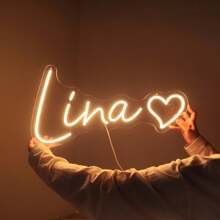 1pc Customizable LED Neon Sign - Adjustable Brightness, Personalized Message, USB Powered With Switch, Wall Hanging - Ideal Gift For Mother's Day, Father's Day, Wedding Anniversary, Bedroom, Party, Game Room, Bar Decor, Valentine's Day, Led Name Signs Personalized, Galentines Party Favors,Colorful,Kawaii,Minimal Chic,Cute,Custom,Personalized,Unique,Ideal Gifts For Him,Ideal Gifts For Her,Her,Boyfriend,Girlfriend,Family,Friends,Nightlight,Neon Lights,Home Goods,Room Decor,Holiday Decor,For Anniversaries,For Birthdays,For Weddings