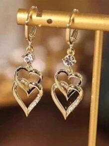 1 Cặp Bông tai dài thời trang sang trọng cao cấp thiết kế tối giản mới - Nhiều màu - Xem 9