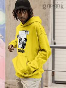 Dandadan Anime Transformation Japanese Drawing Otaku Momo Okarun Aira Momoayase  2567 GEEK FLUX Sweatshirt - Màu vàng - Xem 4