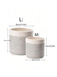 1 chậu hoa Macrame thủ công, giỏ trồng cây trang trí dệt theo phong cách Bắc Âu cho phòng khách gia đình, giỏ đựng đồ đa năng để làm vườn, phòng giặt ủi, đồ chơi - Nhiều màu - Xem 12