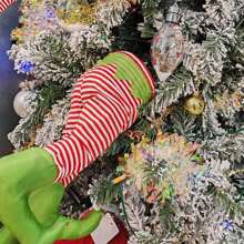 Legs  Christmas Tree Christmas  Decoration Home Shop Commerce Moves Party Celebration End Of Year Celebration - 綠色 - 查看 3