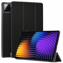 三折平板电脑保护壳适用于 Redmi Pad SE 11 英寸 Xiaomipad 7 11.2 Mipad 7pro Redmi Pad Pro 12.1 英寸 SE 8.7 - 黑色 - 查看 19