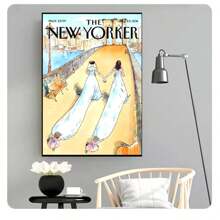 1PC Tạp chí New Yorker Poster Poster Trang trí tường Trang trí văn phòng Tranh trên vải Tranh Trang trí phòng In Trang trí nhà Quà tặng gia đình, Phòng khách, Phòng tắm, Phòng ngủ, Nhà bếp (Không có khung) - Nhiều màu - Xem 15