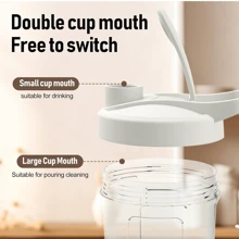 1 件便携式自搅拌杯，USB 充电摇杯，电动蛋白粉搅拌杯，自动牛奶咖啡搅拌机，适用于健身房、户外、节日礼物