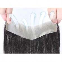 Toupee For Men Ultra-Thin Natural Hair - Invisible Seamless Frontal Hairline & Forehead Patch, Straight Hairpiece