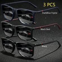 1-2-3 bucăți, la modă, clasice, dungi colorate, ochelari de modă vintage, model de verificare la modă, unisex, ochelari de modă pentru sport în aer liber