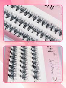 AILAISHI 60 Chùm Lông Mi, 20D C Curl 8/9/10/11/12/13/14mm Lông Mi Giả Hỗn Hợp, DIY Chùm Lông Mi Nối Riêng - C - Xem 3