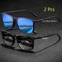 1-2-3 bucăți, la modă, clasice, dungi colorate, ochelari de modă vintage, model de verificare la modă, unisex, ochelari de modă pentru sport în aer liber