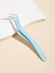 4pcs/1pc Multi-Color Fake Eyelash Applicator With Comb Tweezers, Eyebrow & Eyelash Clip, Convenient For Applying False Eyelashes And Stickers, Comb And Clip In One, Simple And Cute, Suitable For Personal Use And Gifts