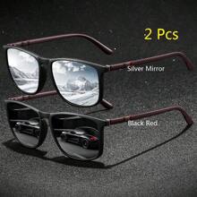 1-2-3 bucăți, la modă, clasice, dungi colorate, ochelari de modă vintage, model de verificare la modă, unisex, ochelari de modă pentru sport în aer liber