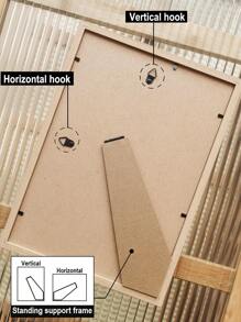 Juego de 3 marcos de fotos cuadrados de 15x15, 20x20, 25x25, 30x30 cm para exhibición sobre mesa y montaje en pared, decoración conmemorativa, marcos de fotos minimalistas, selección elegante para adorno de pared (papel fotográfico no incluido), marco múltiple tipo galería, marcos de fotos exquisitos para pared, marco retrato