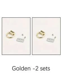 Metal D-Ring Lobster Clasp For Handbags And Crossbody Bags - DIY Wallet Chain Accessories, Detachable DIY Hardware With Screw Accessories, Suitable For Bags And Phone Cases, Tools Not Included - Multicolor - View 12