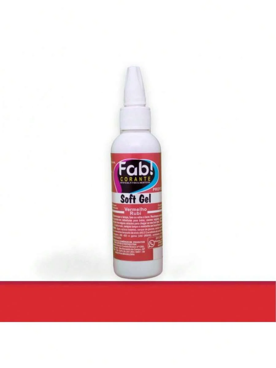 Ruby Red Confectionery Gel Dye 25g Fab! - 紅色 - 查看 1