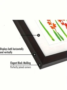 1pc Magnetic Art Frame - Easy-Open For Quick Display Changes - Versatile Wall Decor For Home & Office - Ideal For Holidays & Gift Giving