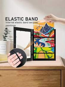1pc Magnetic Art Frame - Easy-Open For Quick Display Changes - Versatile Wall Decor For Home & Office - Ideal For Holidays & Gift Giving