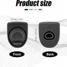 4 piezas Tope de repuesto compatible con botellas de 24 oz y 32 oz, junta tórica para tapa de botella de agua de 16/19/24/32/40 oz, accesorio de tapón de silicona (Gris)