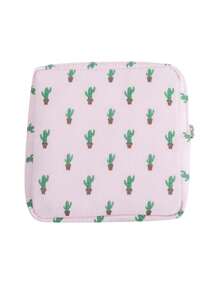 1 pieza Bolsa de almacenamiento de compresas sanitarias, bolsa de almacenamiento de viaje multifuncional, bolsa impermeable grande para compresas sanitarias, bolsa de viaje para cosméticos y artículos de aseo para mujeres, organizador de maquillaje de gran capacidad, estuche de maquillaje, para lápiz labial, brochas, cuidado de la piel, teléfono móvil, monedas, artículos pequeños, para el hogar, regalos, vacaciones y festivales de Halloween, Navidad, de uso multifuncional, estilo bohemio
