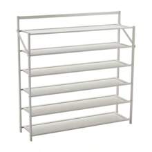 5/6 Tiers Bamboo Foldable Shoe Rack Footwear Storage Organizer Stand Books Shelf - 5 Tiers - 75cm Hight - Foldable - View 8