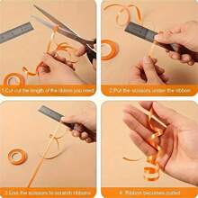 1/3/5件，10米婚礼气球丝带，庆祝丝带，生日派对绑带，旗帜丝带气球配件装饰绑带，手工蝴蝶礼品包装花店，花束丝带，手工婚礼花材 - 彩色 - 查看 10