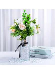 500pcs Fake Ice Cubes, Vase Filler For DIY Photography Props, Fish Tank, Tabletop Decor, Event Centerpiece, Home Party, Theme Party, Gift Box, Garden & Yard Decoration Gifts Birthday Graduation