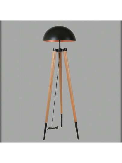 Well Home Vloer Lamp Hornbeam Body, Zwart Oak, Tanganica Collection, 48x48x165, 27 Socket Max 60 W. Free Shipping In 24/48h view 2