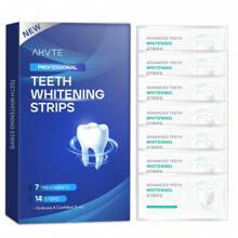 牙齿美白贴 - 清洁亮白牙齿，牙齿美白贴，适合家庭和旅行 - 7對 - 查看 1