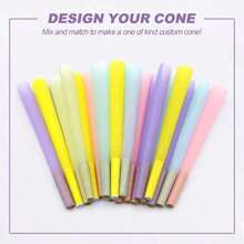 50/100 Extra Large Colour Pre-Rolled Paper Tubes With Pointed Ends And Packing Tubes, 108 Mm Brown/White Roll Paper, Cigarette Paper, Cigarette Paper Tubes, Slow Burning, Smoking Accessories - Multicolor - View 3