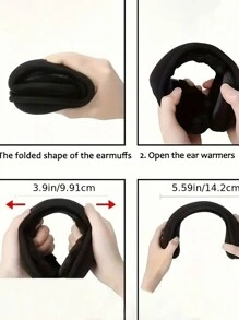 1 Piece Of Warm Earmuffs, Universal Protective Earmuffs For Boys And Girls, Winter Earmuffs, Outdoor Windproof And Warm Earmuffs