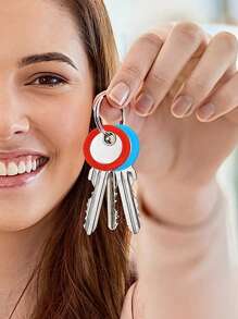 1/5/10/15 Pieces Silicone Elastic Key Cap Set With 30mm Silver Key Ring, Flexible Key Cap Key Identification Label Cover For Easy Identification Of Door Key Ring, Protective Cover Key Ring (Random Colors) Car Accessories Cute Goth Y2k Halloween Accessories Teachers Day Christmas Gift Ideas Bag Accessories Lanyards With Id Holder Car Accessories Bag Charms