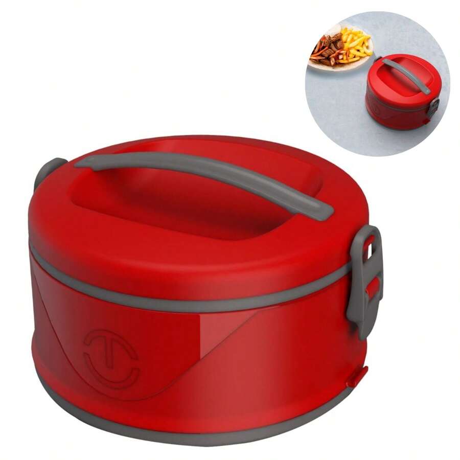 Milan Thermal Lunch Box Unitermi Organizer Pot 1.5 Liters Food - Đỏ - Xem 1