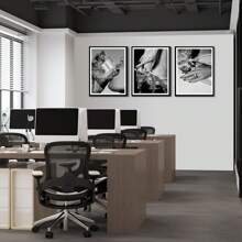 Juego de pósteres de arte de pared de moda, 1/3/6 unidades, en blanco y negro, glamorosos, de lujo y modernos con bola de espejos de champán, decoración de pared de lienzo para sala de estar y dormitorio (sin marco)
