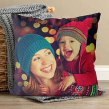 1pc Customized Double-Sided Printed Pillow Case, Suitable For Bedroom, Living Room, Sofa, Office Chair, Gift For Friends, Family, Pets, Birthday, Party, All Seasons