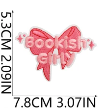 1 Piece/4 Pieces Of Bowknot Design Embroidery Hot Stamping Patch, Iron On Letters For Clothing,Iron On Patches, Suitable For DIY Clothing And Accessories - Hats, Jeans, Dresses, With Unique And Cute Cartoon Embroidery Stickers, Hot Stamping Cloth T-Shirt Bags, Shoe Clothing Stickers, Embroidery Cloth Stickers, Sewing