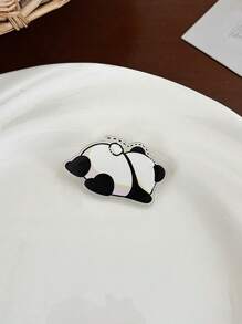 1pc/14pcs Cute Panda Cartoon Brooch - Acrylic Fashion Badge, Perfect Casual Decoration For Women Dress Accessories Pin For Clothes Bag Charm Backpack For School