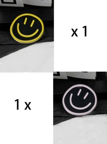 1 pieza Agarre de teléfono móvil, agarre y soporte plegable y expansible para teléfono móvil con cara sonriente, accesorio de teléfono móvil de unicolor simple compatible con iPhone, teléfonos Android, como regalo para cumpleaños, familia y amigos