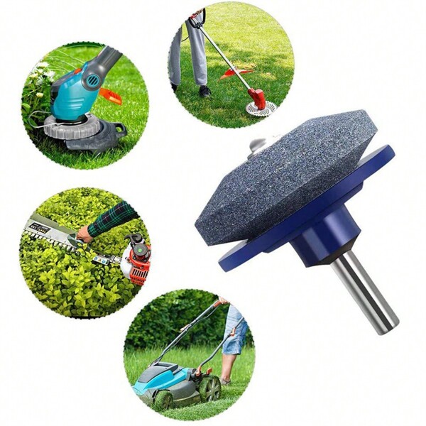 Faster Lawn Mower Blade Sharpener, Lawn Mower Blade Grinder, Universal Grinder Rotary Drill Cut For Lawn Mower Parts And Accessories