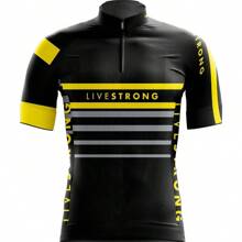 Livestrong 男友风格男士印花骑行服套装（带凝胶衬里） - 彩色 - 查看 2
