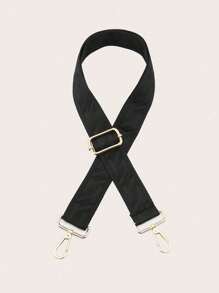 Solid Color Strap, Minimalist Fashion Casual Everyday - Black - View 1
