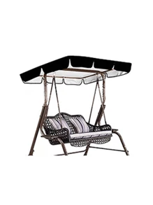 1pc Outdoor Swing Canopy, Garden Patio Yard Swing Top Cover, Oxford Cloth With Waterproof Silver Coating, Protects Swing From Rain, Snow, Dust And Leaves, All-Season (5000mm Waterproof)