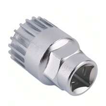 Llave para rodamientos interiores de bicicleta, herramienta para quitar rodamientos interiores de bicicleta, herramienta de pedalier para bicicleta, compatible con Shimano/VP/FSA/LP, 20 dientes