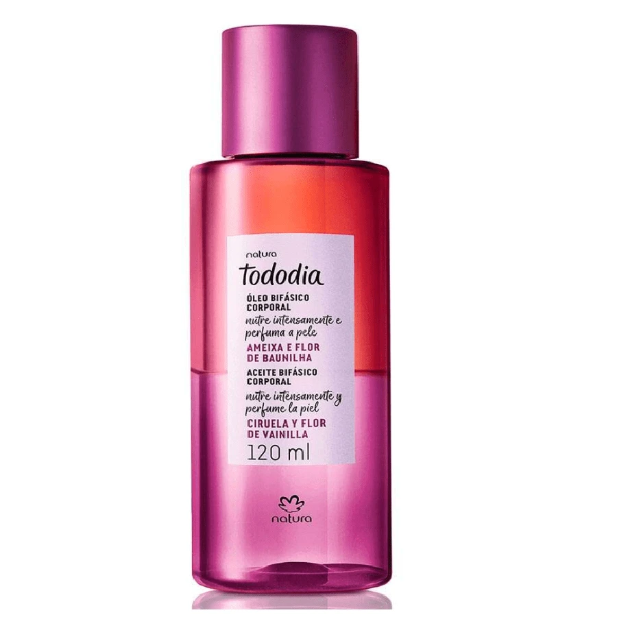 Natura &Co NATURA - TODODIA PLUM AND VANILLA FLOWER BODY OIL 120ML - 中紫紅色 - 查看 1