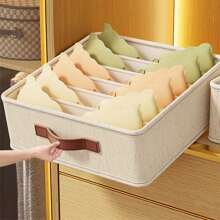 صندوق تخزين ملابس داخلية تيانشان - مرتب الأدراج مع مقسمات، صندوق متعدد الأغراض لتخزين الملابس الداخلية في الغرفة أو الخزانة، للبلوزات البيضاء، السراويل السوداء، ملابس الشتاء للسيدات، الفساتين، ملابس الشتاء للسيدات، فساتين السيدات الأنيقة، قمصان بيضاء للسيدات ، كم طويل، بدلة بيضاء للسيدات، فساتين الربيع للسيدات، ملابس الربيع للسيدات، الربيع، ملابس الربيع، تصميم بسيط، تخزين البلوزات الصيفية - جبل الثلج الأبيض - مشاهدة 4