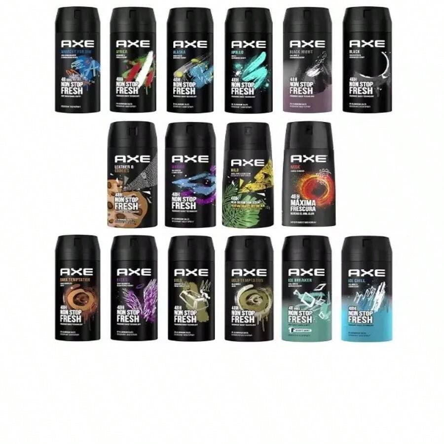 6 AXE Body Spray Deodrant Anit-Aerspirant (6X 150 Ml/5.07 Oz, Mix Within The Available Kinds) - 彩色 - 查看 1