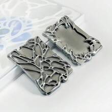 Soporte para tarjetas de fotos con forma metálica plateada, funda especial para tarjetas con baño electrolítico estilo Kpop, mejor regalo