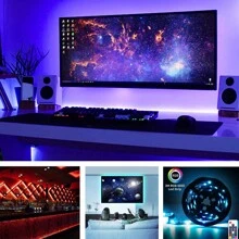 5V 2m 5050 RGB LED Black Back PCB Strip Light USB TV PC Back Mood Light - Multi-color light - View 4