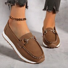 Nuevos zapatos casuales de moda para mujer, de tipo slip-on, de suela ligera y suave, versátiles, cómodos, para primavera/otoño