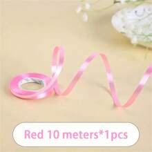 1/3/5件，10米婚礼气球丝带，庆祝丝带，生日派对绑带，旗帜丝带气球配件装饰绑带，手工蝴蝶礼品包装花店，花束丝带，手工婚礼花材 - 彩色 - 查看 16